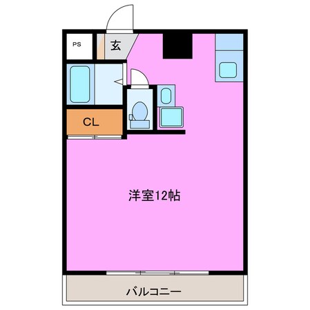 近鉄四日市駅 徒歩10分 4階の物件間取画像